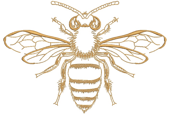 Honey Bee Machine Embroidery Designs, instantly download 