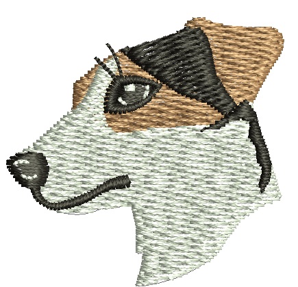Mini dog terier Machine Embroidery design 