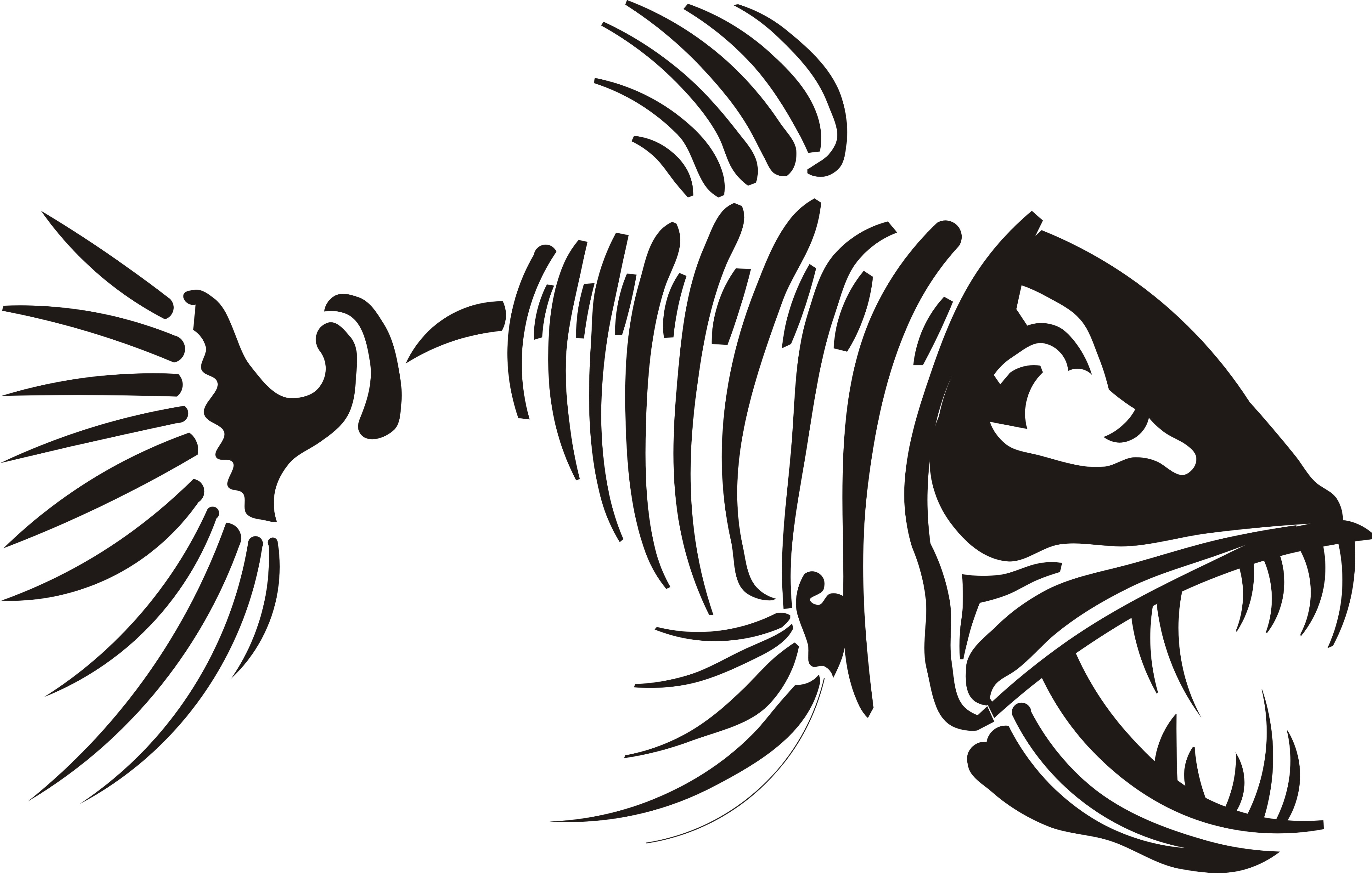 Fish skeleton SVG. dxf, PNG. EPS. jpg big size 300 dpi  