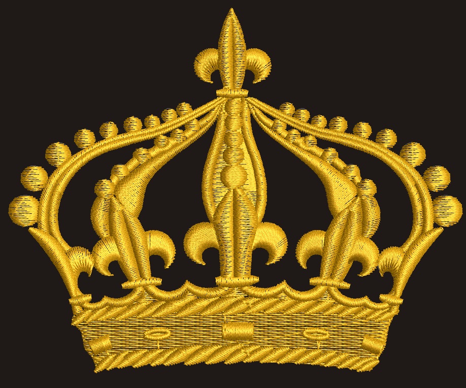 Royal Crown – Machine Embroidery Design 