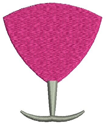 Nose for soft toy machine embroidery design 