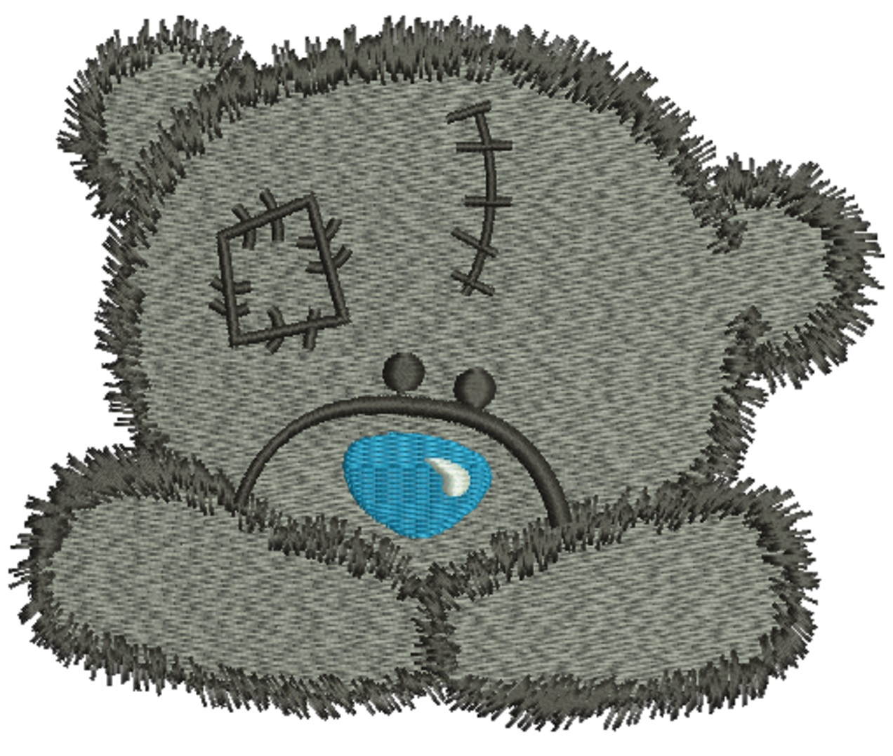  Teddy bear machine embroidery design 