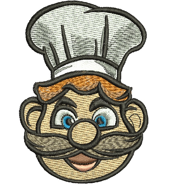 Chef design machine embroidery designs 