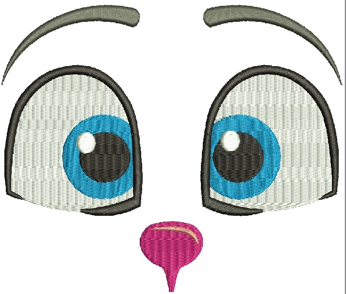 Bunny face, Easter embroidery face, embroidery rabbit machine embroidery designs 