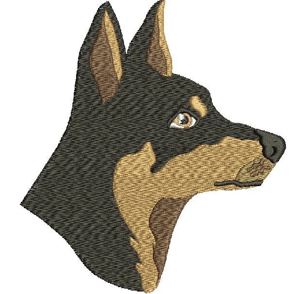 Australian Working Kelpie – machine embroidery design  