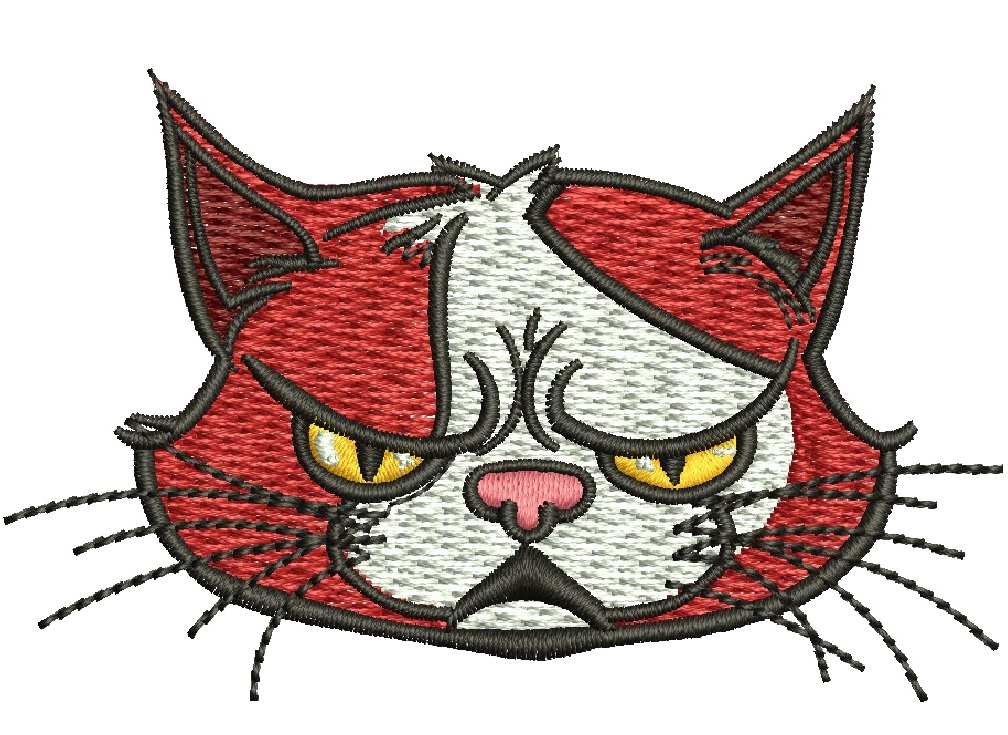 Cat face Machine Embroidery Designs 