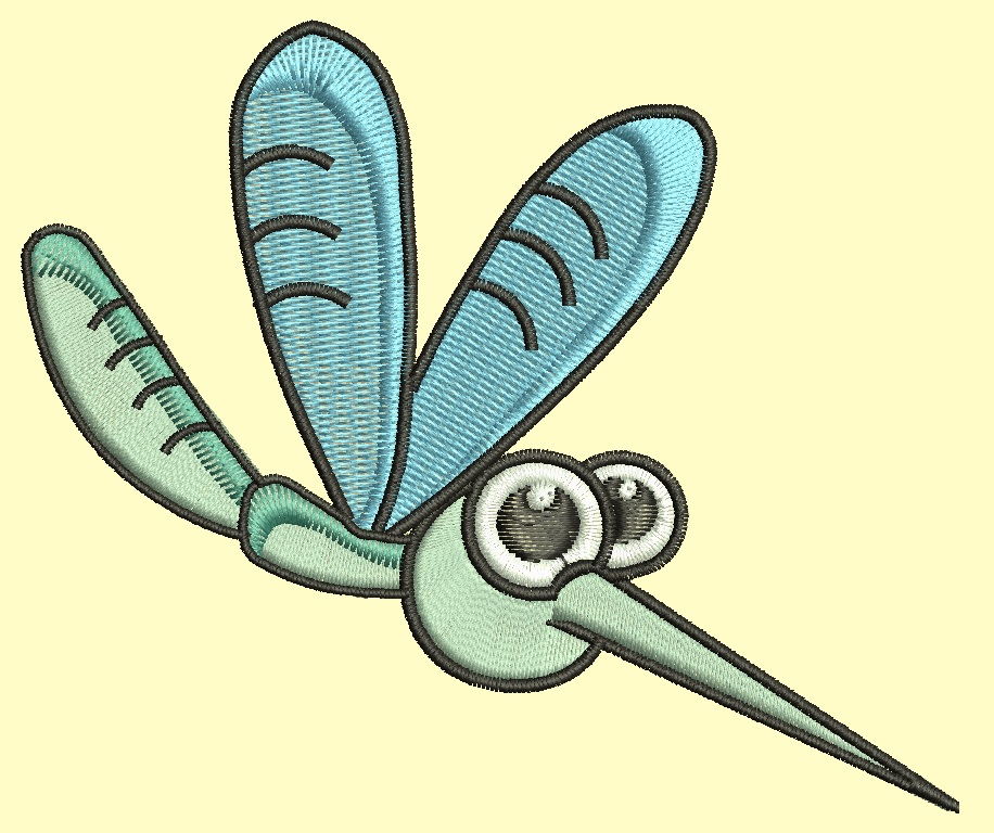 Mosquito Machine Embroidery Design  