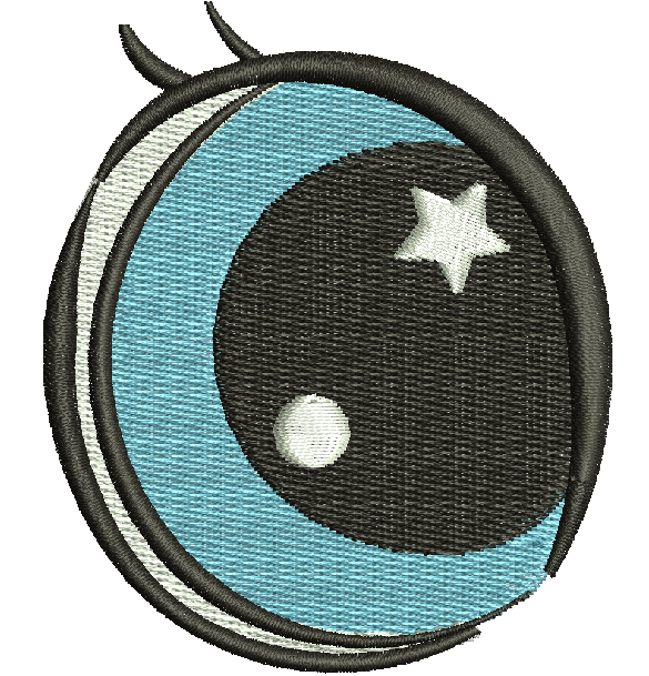 Little Pony Eye Machine Embroidery Designs 