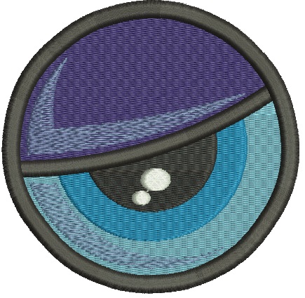 Big Eye for a Doll Machine Embroidery Designs 