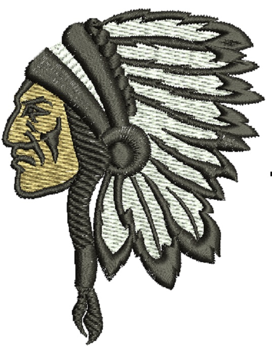 Red Man Embroidery Design Machine Embroidery Design 
