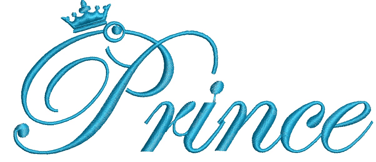 Prince Crown Machine Embroidery Design 