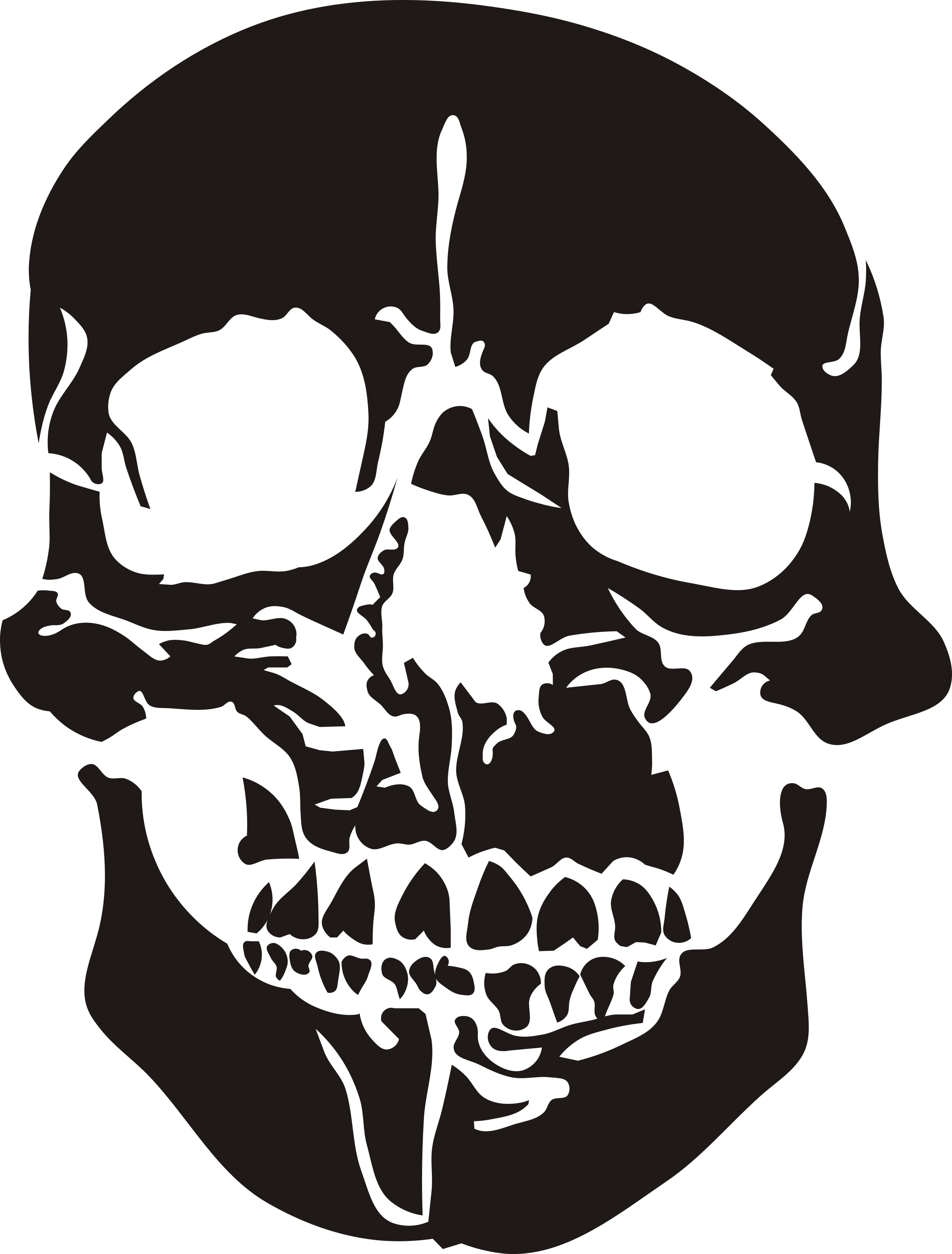scull l SVG. dxf, PNG. EPS. jpg big size 300 dpi files 