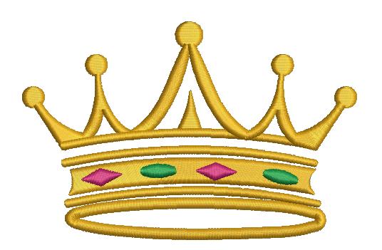 Royal Crown Machine Embroidery Design 