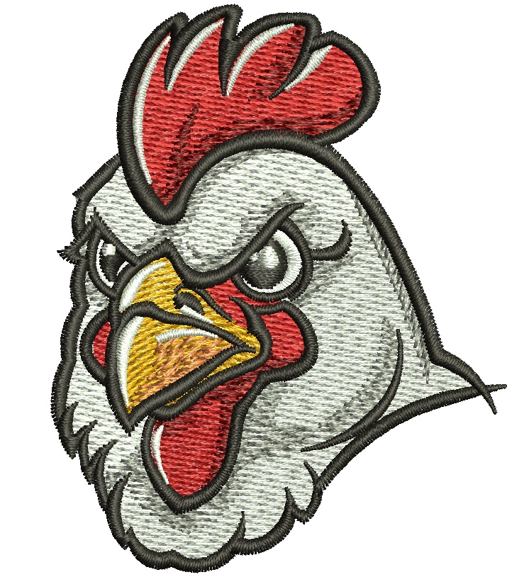 Rooster Machine Embroidery Design  