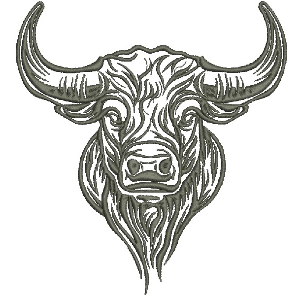 Cow Bull Buffalo Machine Embroidery Design Digital Download17012026