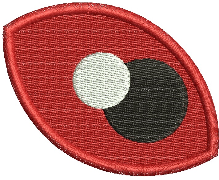Toy Eye Machine Embroidery Design,  Eye for Soft Toys 