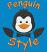 Penguin #5 - Penguin style,  Stitches: 8875,  Size: 3.25 x 3.85,  Colors: 3