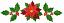 Poinsettia Border #1,  Stitches: 20405,  Size: 7.76 x 2.66, Colors: 4