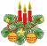 Christmas Ornament #3,  Size: 4.85 x 4.94,  Stitches: 16723, Colors: 7