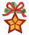 Christmas Star,  Size: 3.07 x 3.86,  Stitches: 12808, Colors: 4