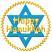 Happy Hanukkah,  Size: 3.98 x 3.97,  Stitches: 10653,  Colors: 3 