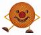 Hanukkah: Dancing Dougnut #4,  Size: 3.93 x 3.15,  Stitches: 10224,  Colors: 4 