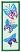 Butterfly #2 Bookmark,  Stitches: 15756,  Size: 2.17" x 5.96,  Colors: 6 