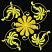 Gold Flower Ornament Machine Embroidery Design