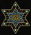 Star Of David #8,  Size: 4.31 x 4.89,  Stitches: 5794,  Colors: 4
