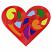 Heart #1,  Size: 3.94 x 3.27,  Stitches: 32984,  Colors: 7 