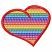Heart #7,  Size: 3.98 x 3.35,  Stitches: 27305,  Colors: 7