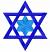 Star Of David #3,  Size: 3.41 x 3.90,  Stitches: 8956,  Colors: 2 
