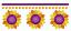 Sunflowers Border #2,  Size: 7.66 x 2.89,  Stitches: 32642,  Colors: 4 
