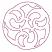 Celtic Motiff Redwork Embroidery Design 4x4