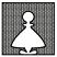 Pawn Quilt Block, Stitches : 19566, Size: 3.91 x 3.91