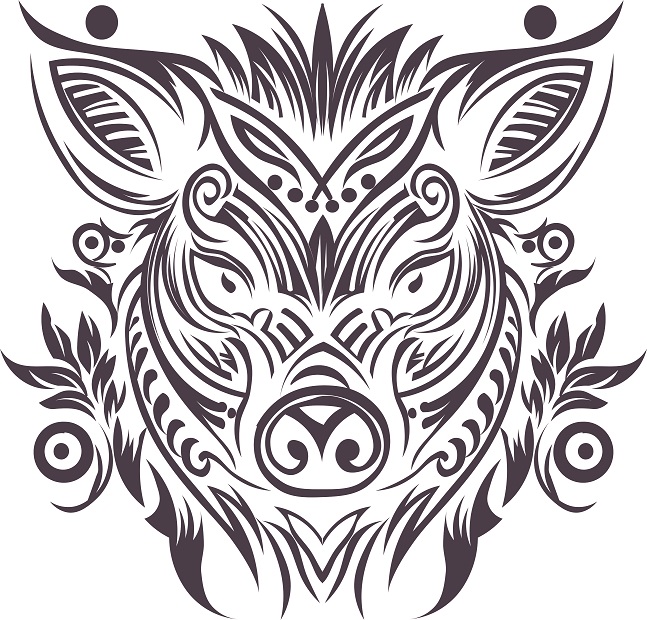 wild boar   SVG. dxf, PNG. EPS. jpg big size 300 dpi files 