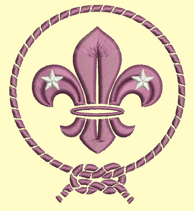 Fleur-de-lis Machine Embroidery Design 
