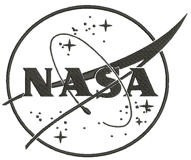 nasa logo Machine Embroidery Design 