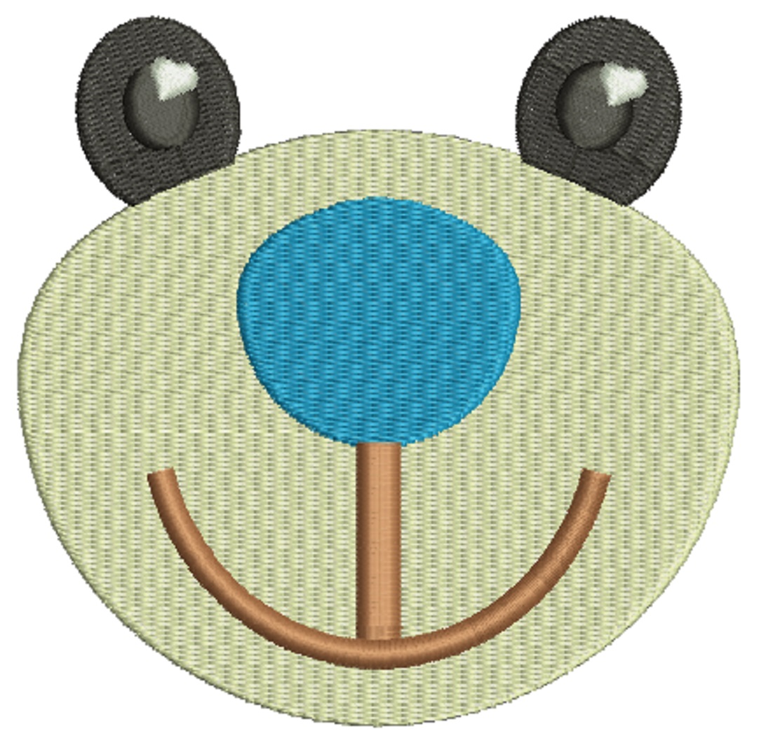 muzzle teddy bear Machine Embroidery Design 