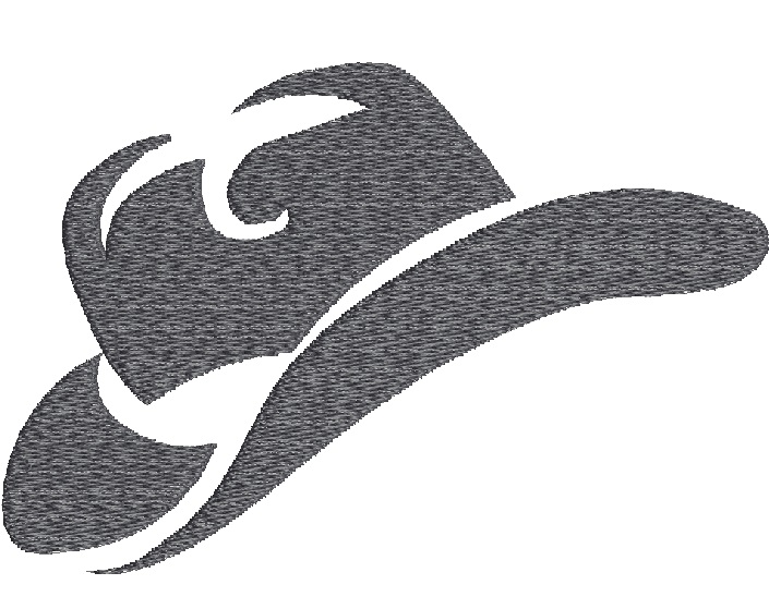 Cowboy hat Machine Embroidery Designs, instantly download 