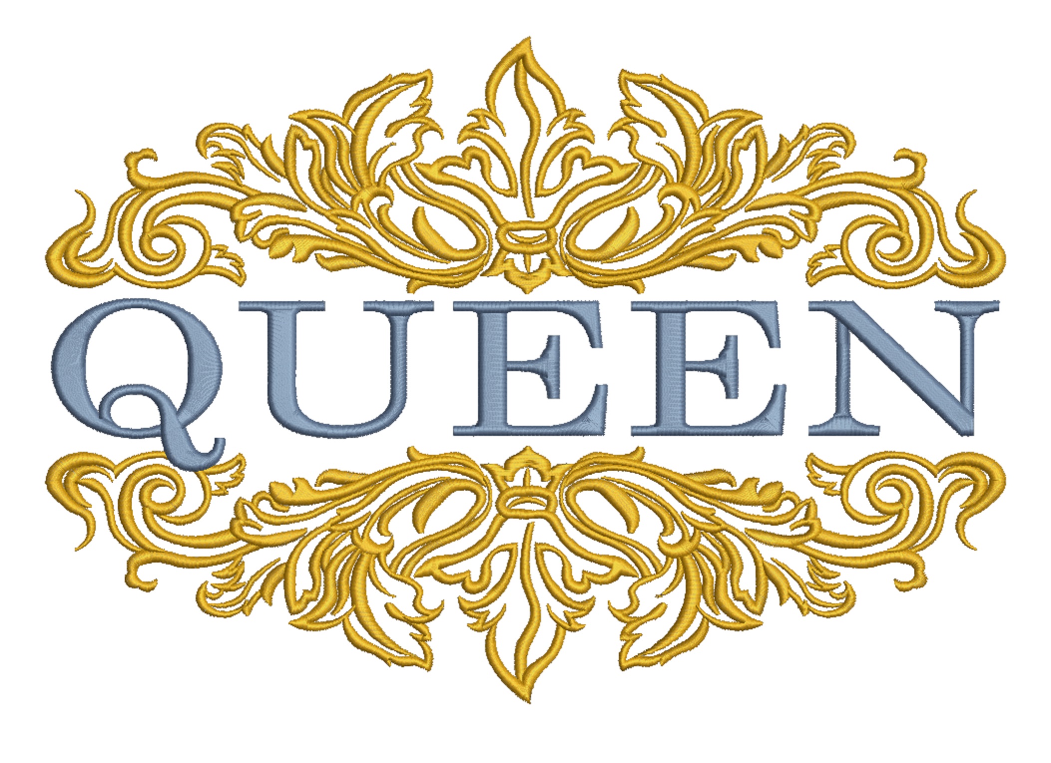 Queen Crown. Machine Embroidery Design, Instant Download 