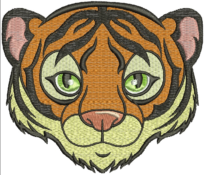 Tiger head Embroidery design - Machine embroidery design, instantly download15062025