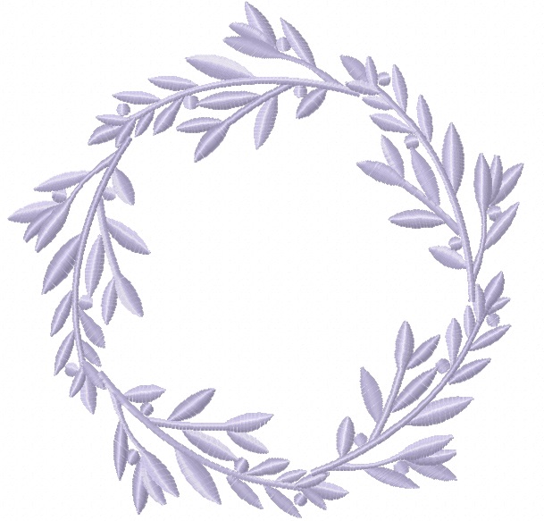 Rustik Wedding Style / Floral Frame for Monogram Machine Embroidery Design, Instant Download18062025