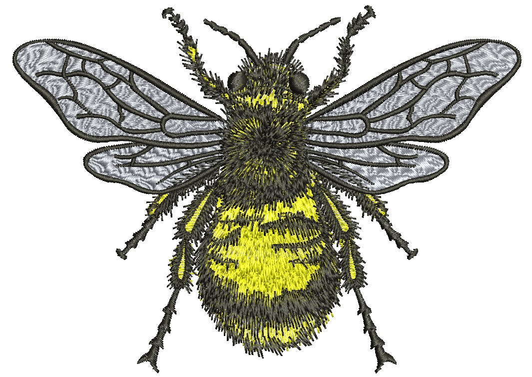 Bumblebee. Machine Embroidery Design, Instant Download  