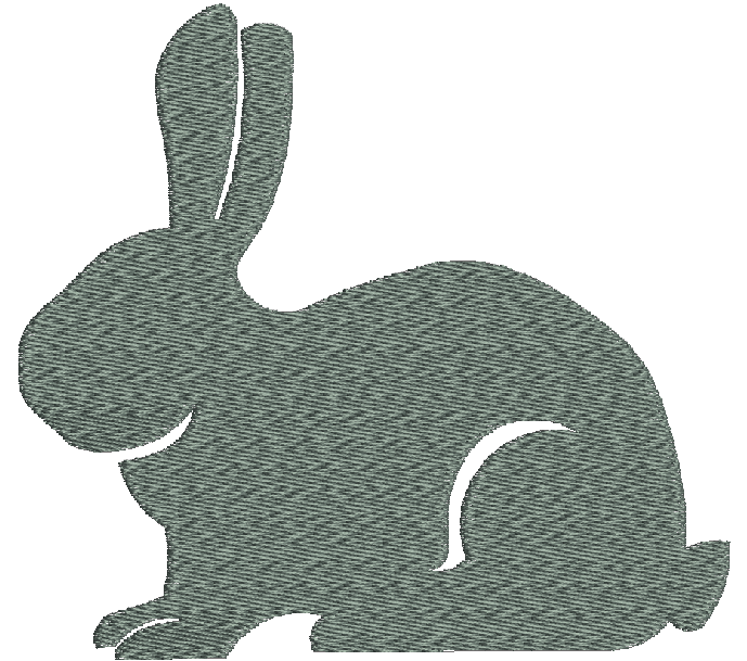 Rabbit Cute Bunny Machine Embroidery Designs, Instant Download 
