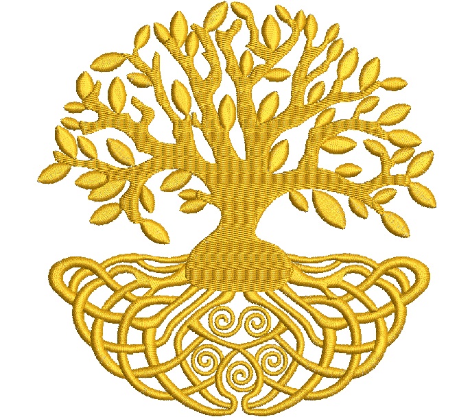 Celtic Tree of Life Machine Embroidery Design – Instant Download 