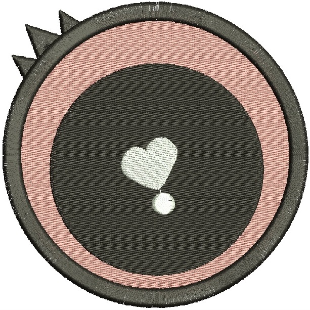 Big eye for a doll / eyes for a plush toy machine embroidery design 