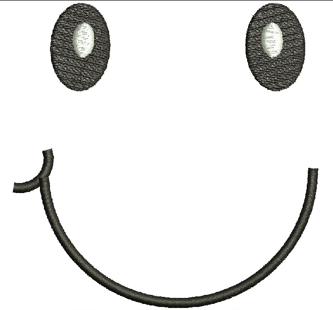 Eyes and smile for toys machine embroidery designs 