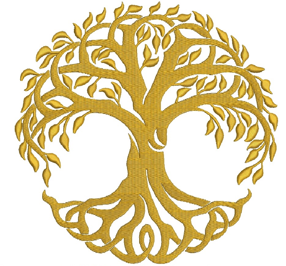 Tree of Life Machine Embroidery Design 