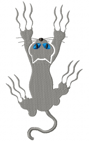 Cat Machine Embroidery Design 